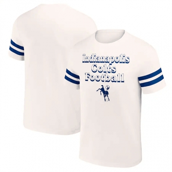 Men's Indianapolis Colts Cream X Darius Rucker Collection Vintage T Shirt - Jersey