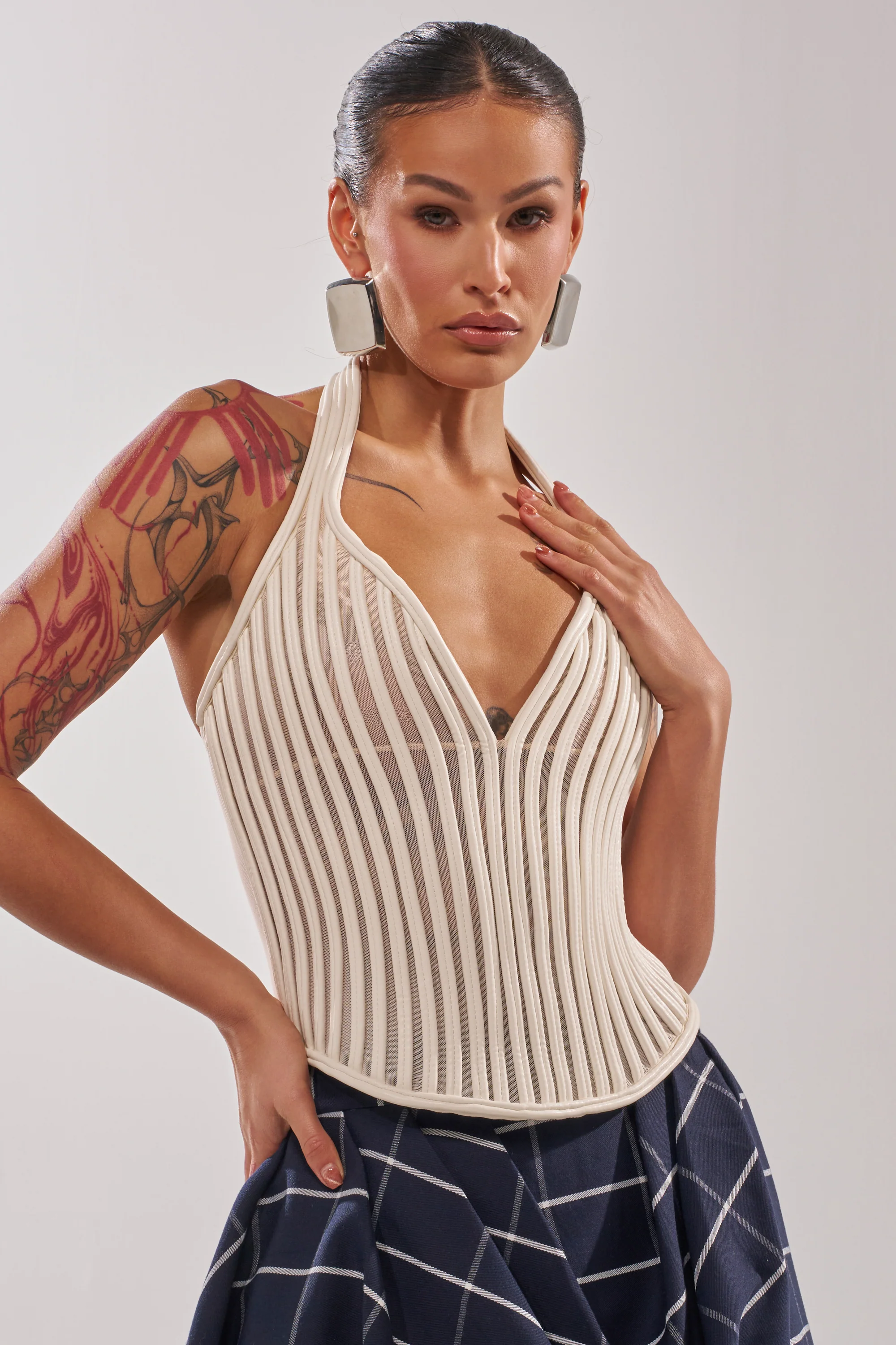 GET GROOVY WITH IT MESH CORSET - Akira Wear