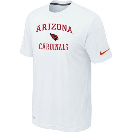 Nike Arizona Cardinals Heart & Soul NFL T-Shirt White - Jersey