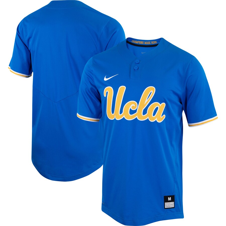 Unisex Nike Blue UCLA Bruins Two-Button Replica Softball Jersey - Jersey