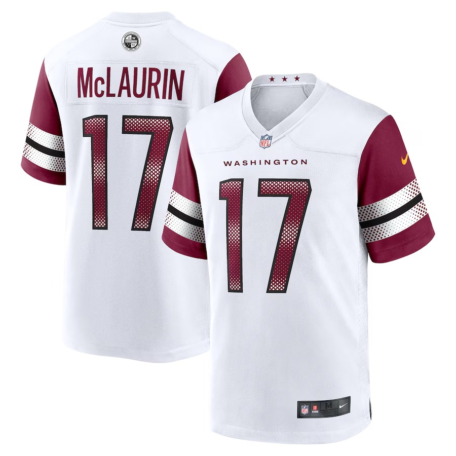 Men's Washington Commanders Terry McLaurin Nike  White Game Jersey - Jersey
