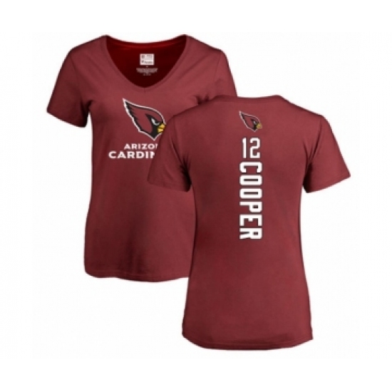 NFL Women's Nike Arizona Cardinals #12 Pharoh Cooper Maroon Backer T-Shirt - Jersey