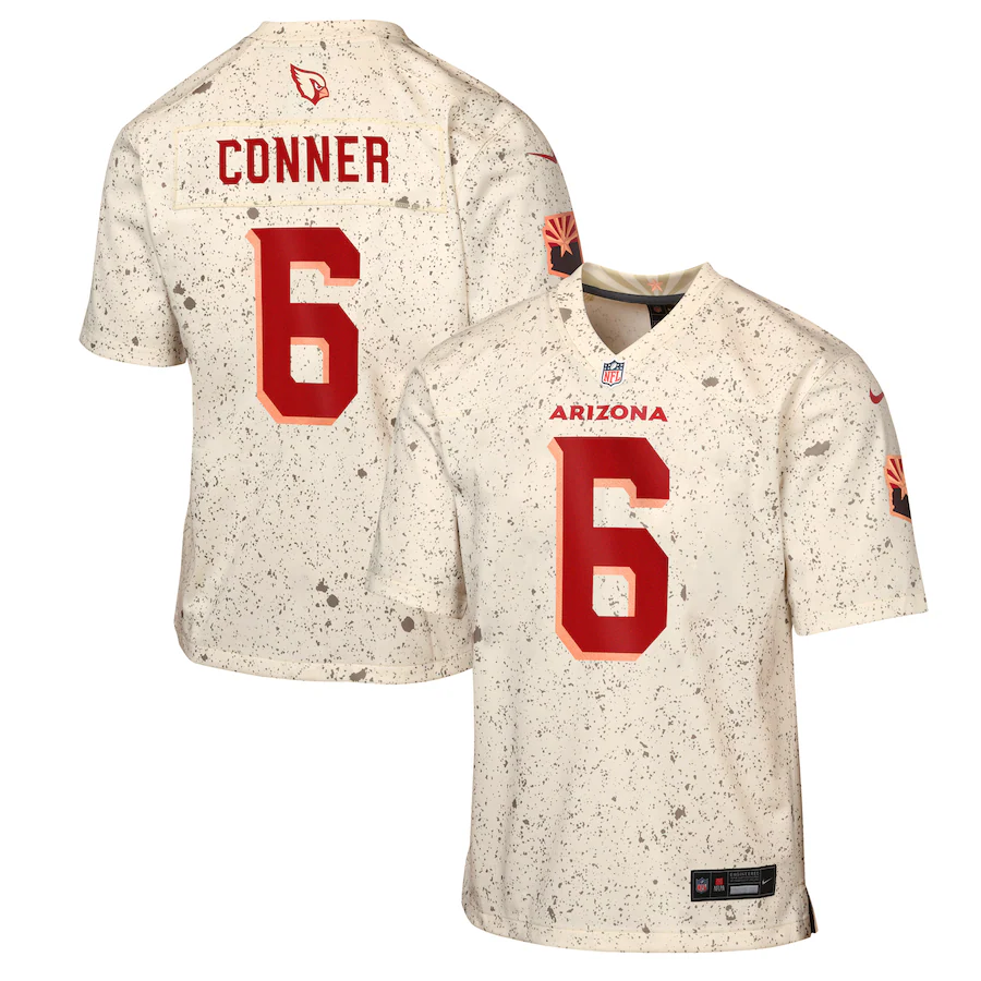 Youth Arizona Cardinals James Conner Nike Natural 2025 Rivalries Collection Game Jersey - Jersey