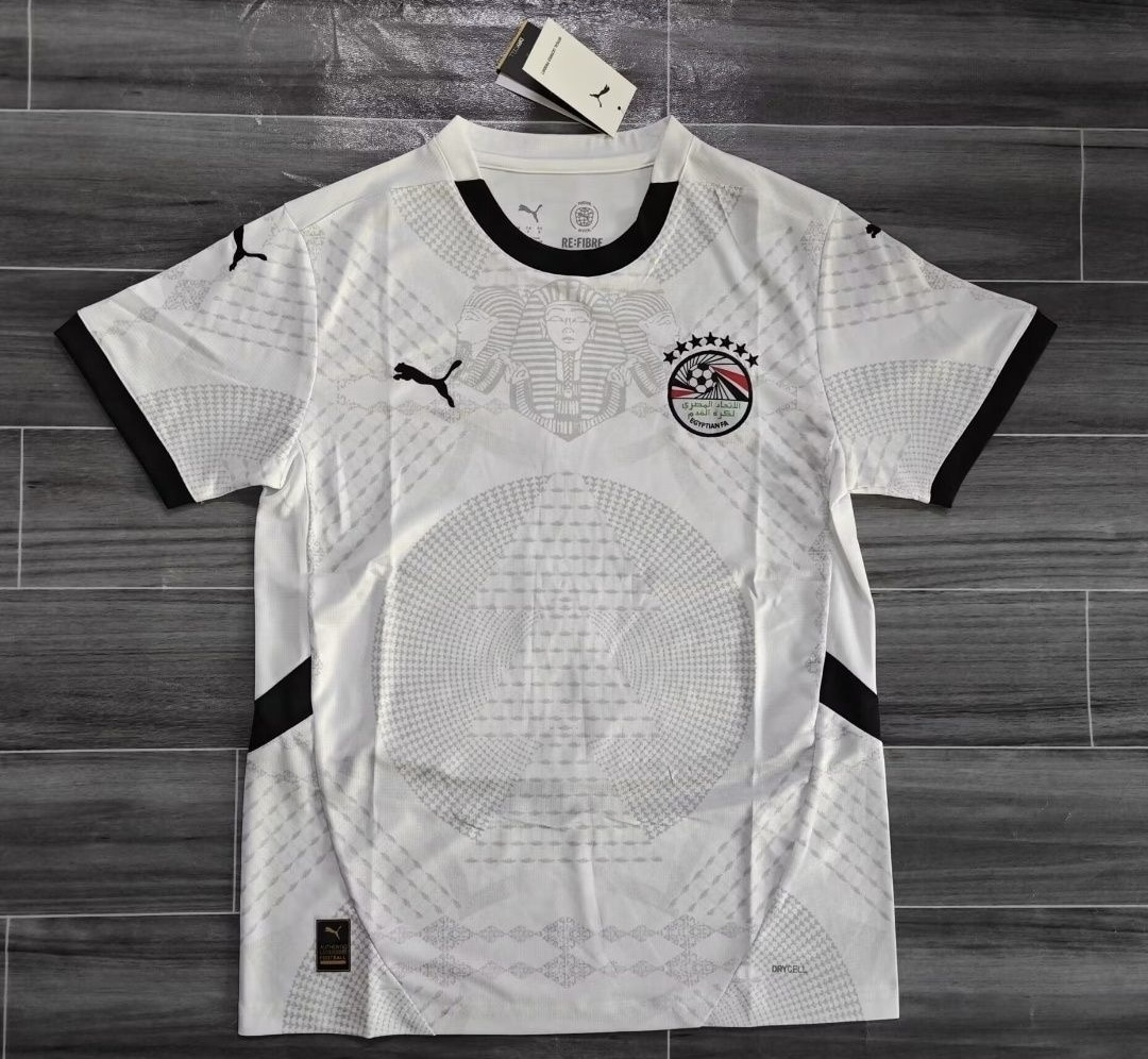 Egypt Soccer Jersey Away Custom Shirt 2024-25 - Jersey