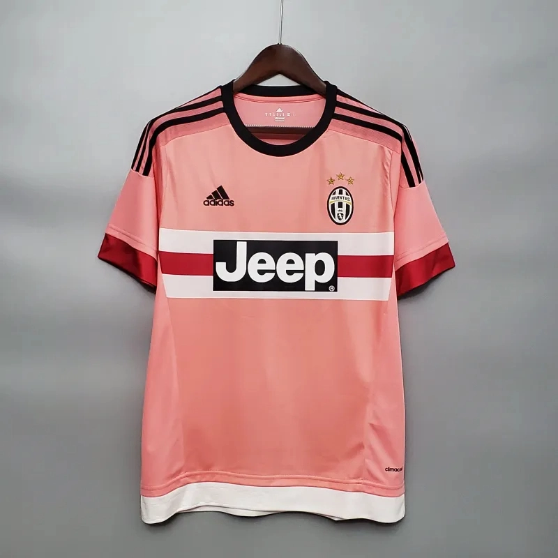Juventus Retro Soccer Jersey Away Custom Shirt 2015-16 - Jersey