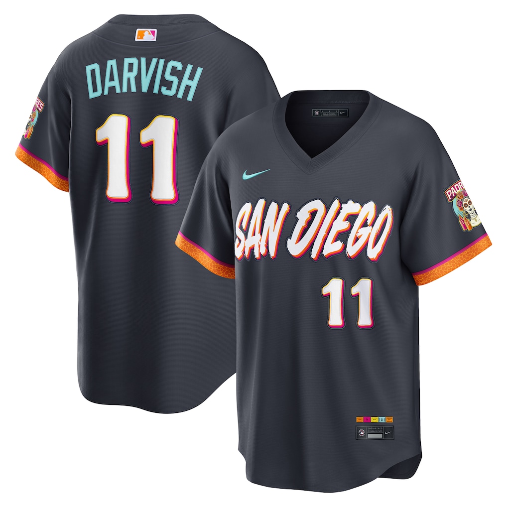 Men's San Diego Padres Yu Darvish Nike Obsidian 2026 City Connect Stadium Jersey - Jersey