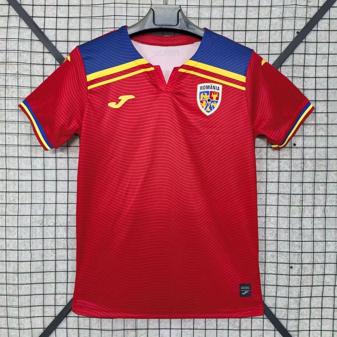 Romania Soccer Jersey Away Custom Shirt 2025/26 - Jersey