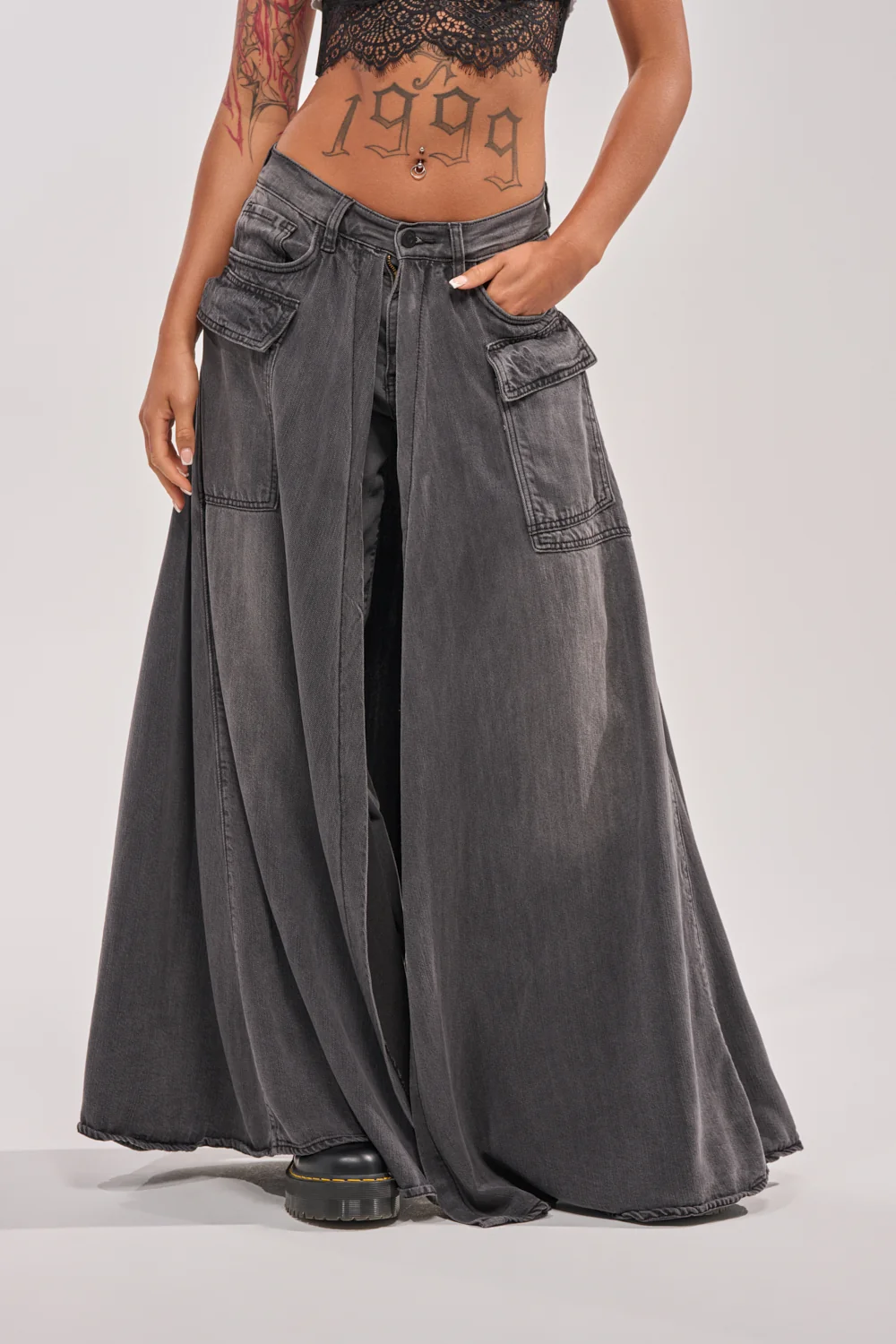 MIXED EMOTIONS DENIM PANT - Akira Wear