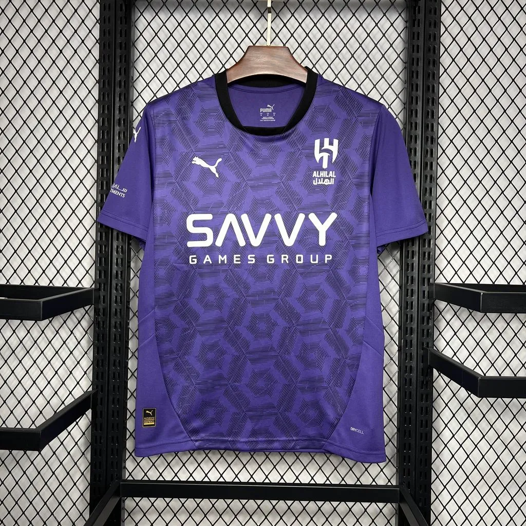 Al Hilal SFC Soccer Jersey Third Away Custom Shirt 2024/25 - Jersey