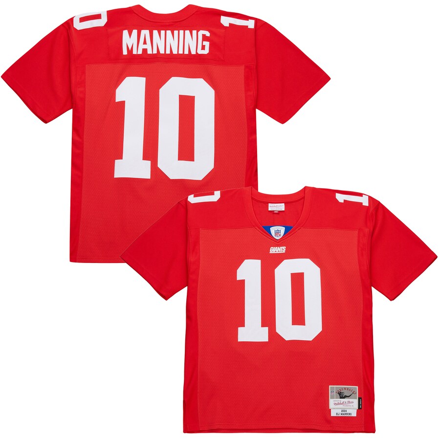 Men's New York Giants Eli Manning Mitchell & Ness Red 2004 Legacy Replica Jersey - Jersey