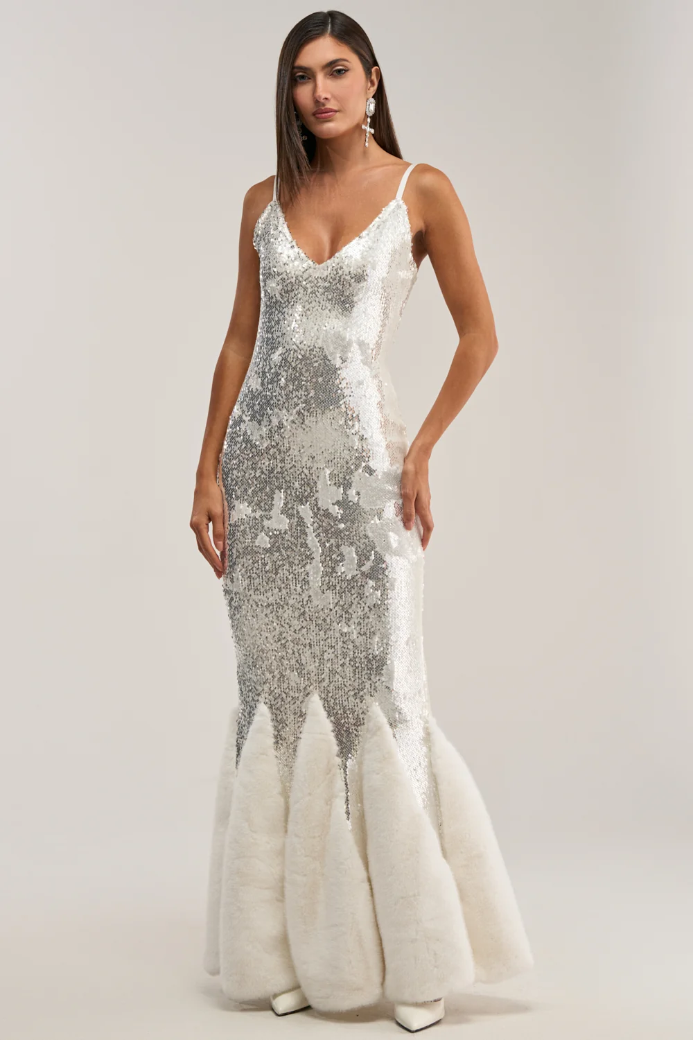 WORTH THE STARES EMBELLISHED MAXI DRESS - Akira Wear