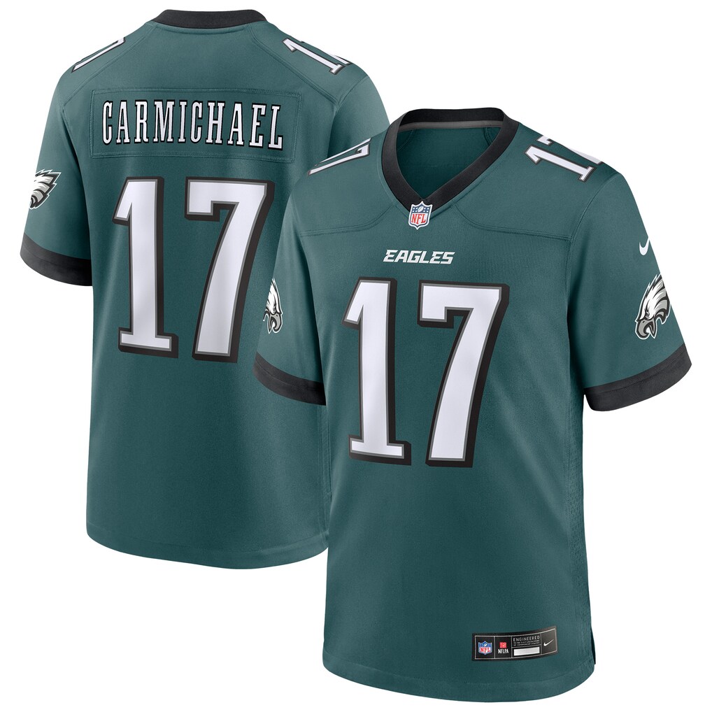 Men's Philadelphia Eagles Harold Carmichael Nike Midnight Green Team Retired Player Game Jersey - Jersey