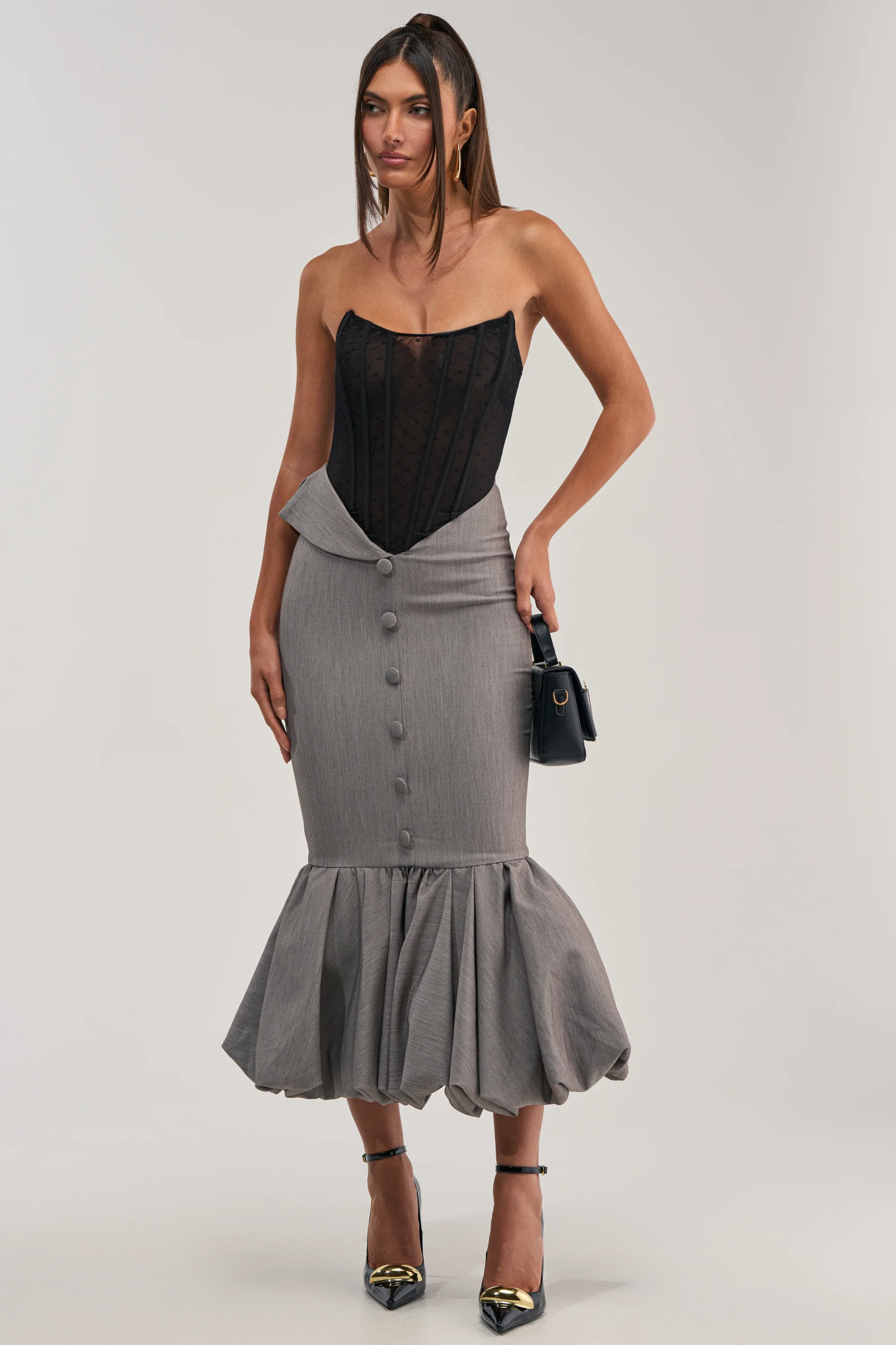 CORPORATE BADDIE MAXI DRESS - Akira Wear