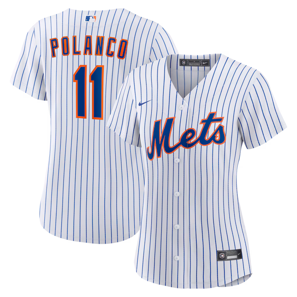 Women's New York Mets Jorge Polanco Nike White Home Replica Jersey - Jersey