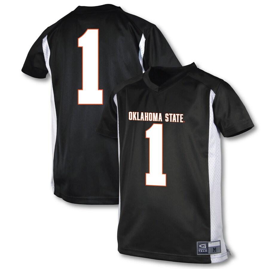 Youth Garb #1 Black Oklahoma State Cowboys Football Jersey - Jersey