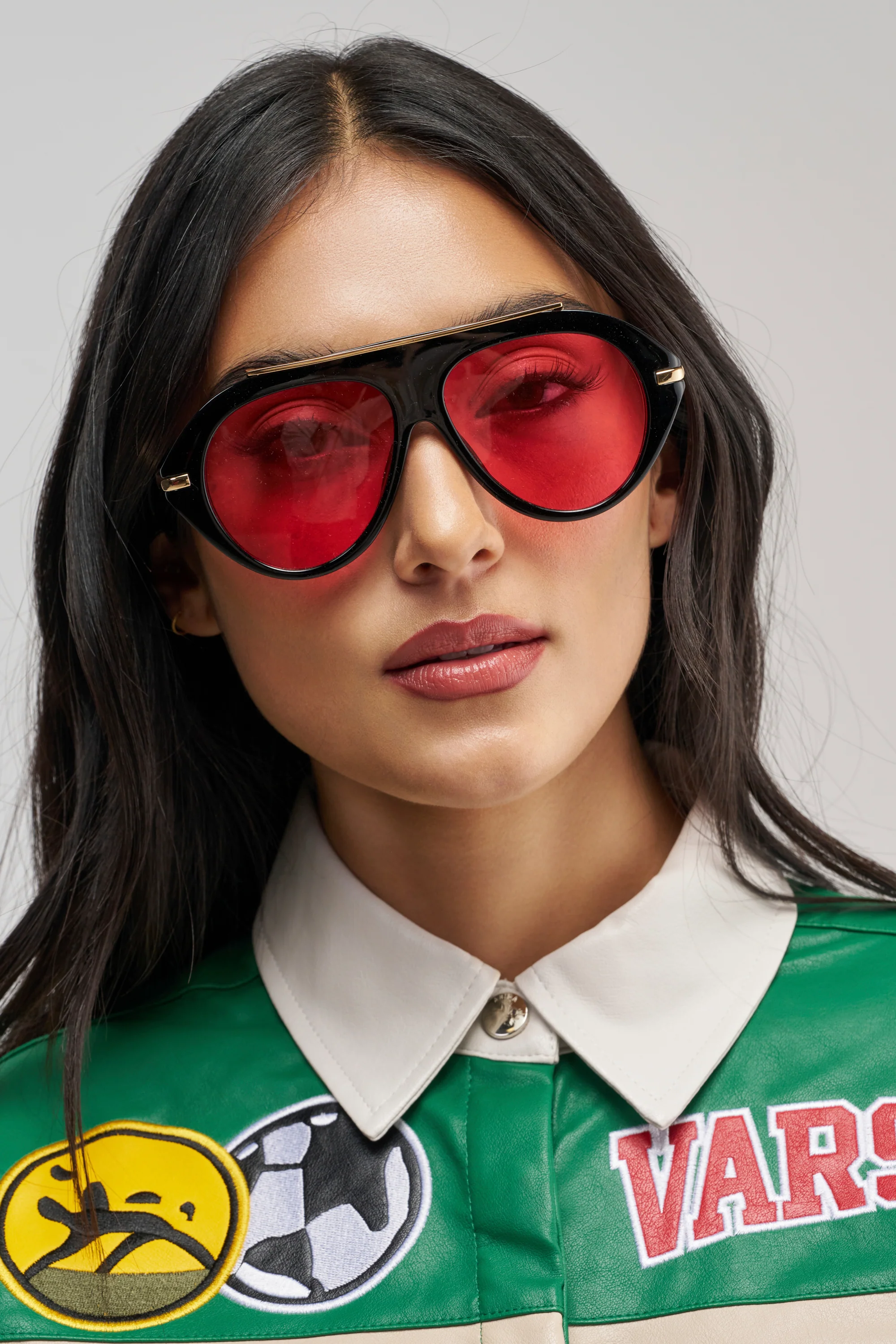 CRIMSON VICE AVIATOR SUNGLASSES - Akira Wear