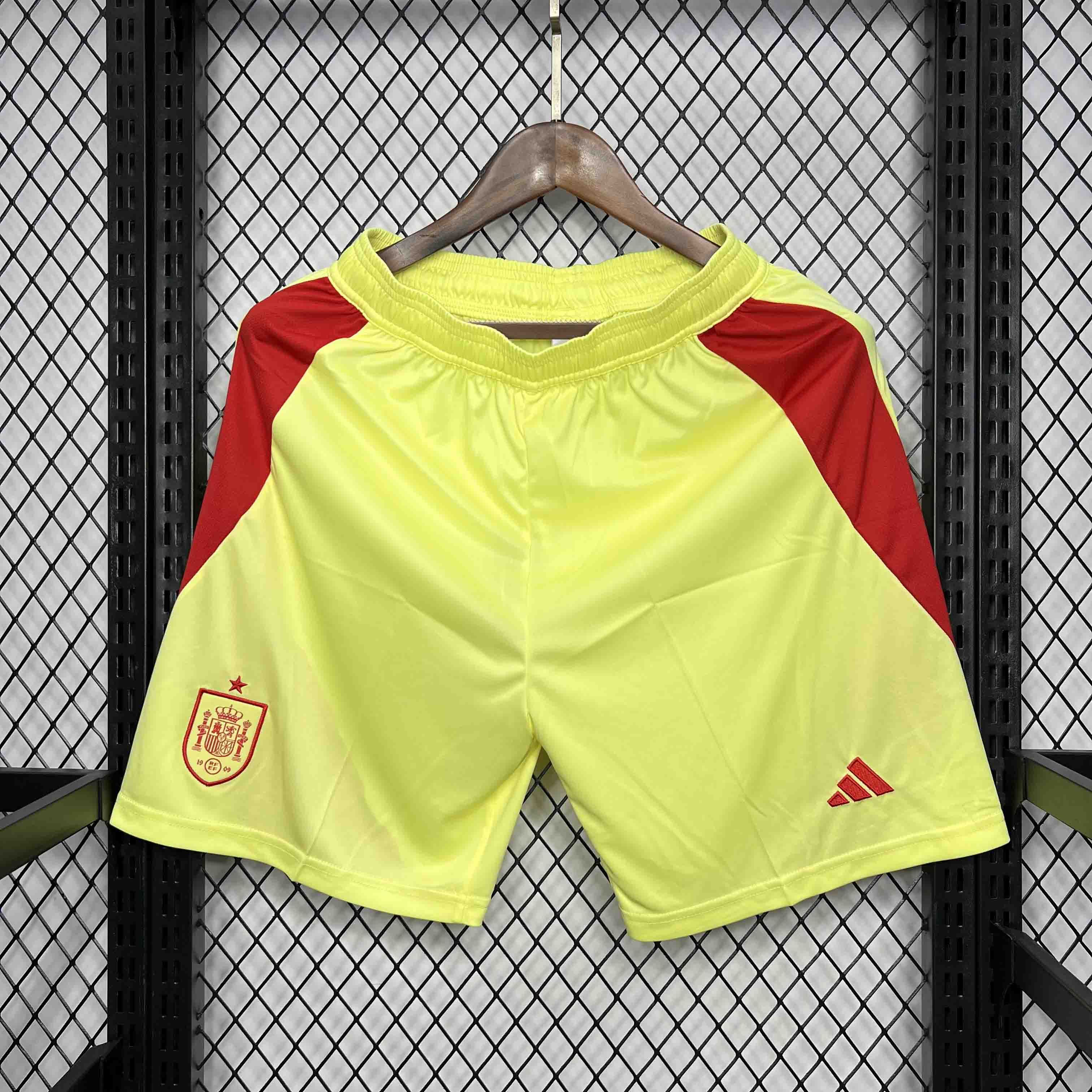 Spain Soccer Jersey Home Custom Shorts EURO 2024 - Jersey