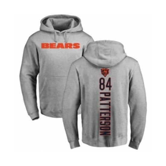 Football Chicago Bears #84 Cordarrelle Patterson Ash Backer Pullover Hoodie - Jersey