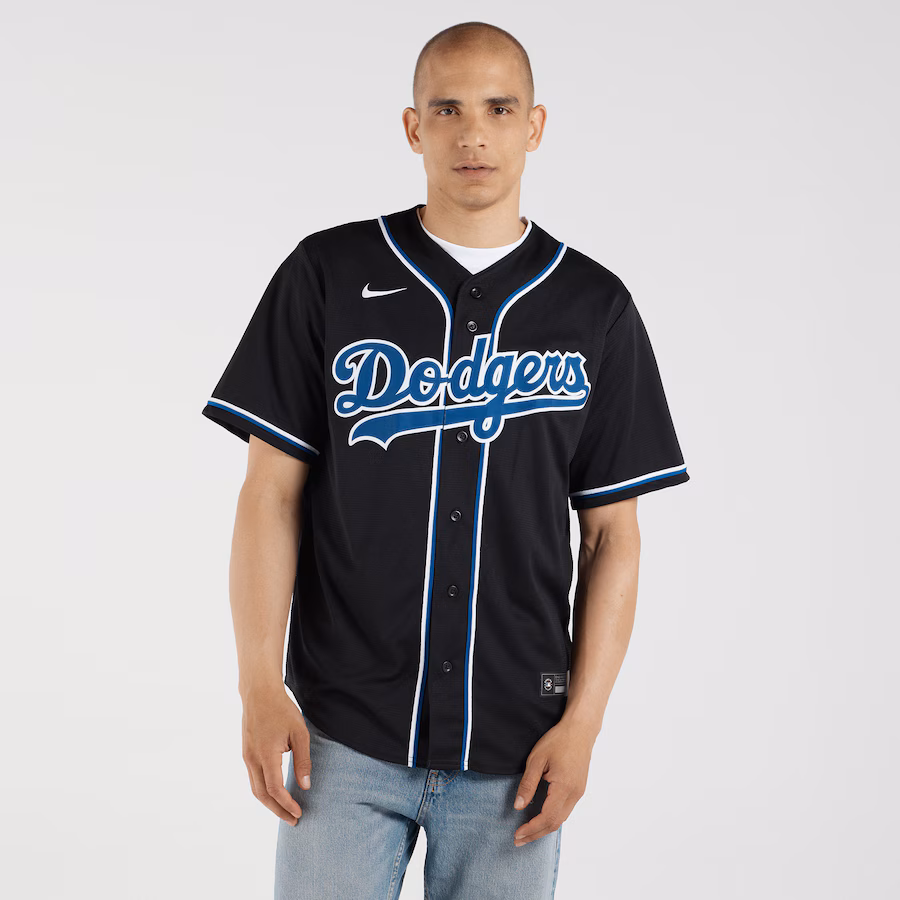 Men's Los Angeles Dodgers Shohei Ohtani Nike Black Lights Out Replica Player Jersey - Jersey