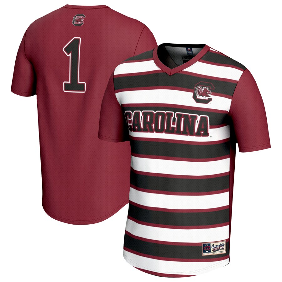 Unisex GameDay Greats #1 Garnet South Carolina Gamecocks Lightweight Soccer Fashion Jersey - Jersey