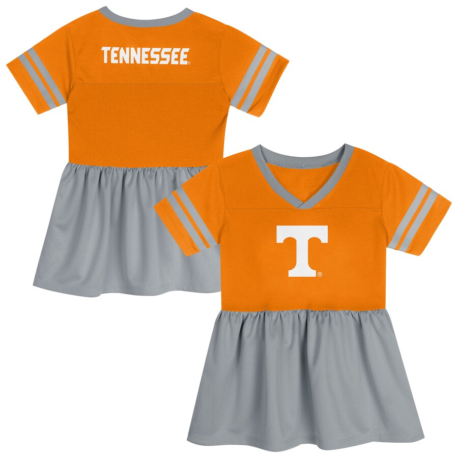 Girls Preschool Outerstuff Tennessee Orange/Grey Tennessee Volunteers Stadium Lights Fashion Jersey Dress - Jersey