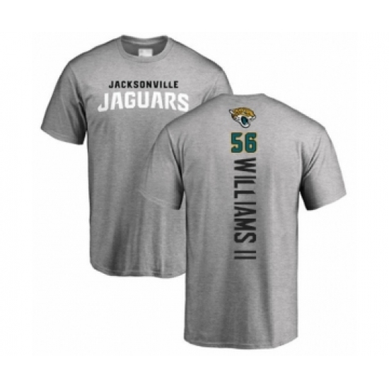 Football Jacksonville Jaguars #56 Quincy Williams II Ash Backer T-Shirt - Jersey