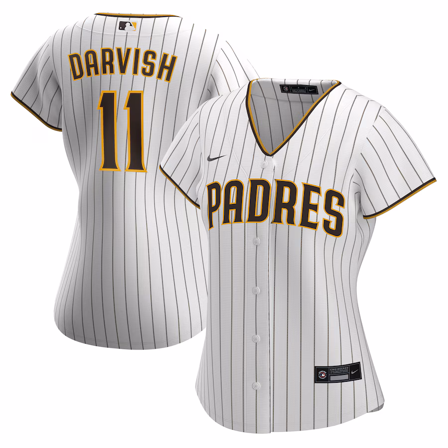 Women's San Diego Padres Yu Darvish Nike White Home Replica Jersey - Jersey