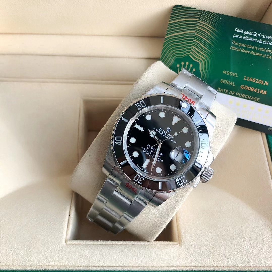 Rolex Submariner No Date Black Dial Watch