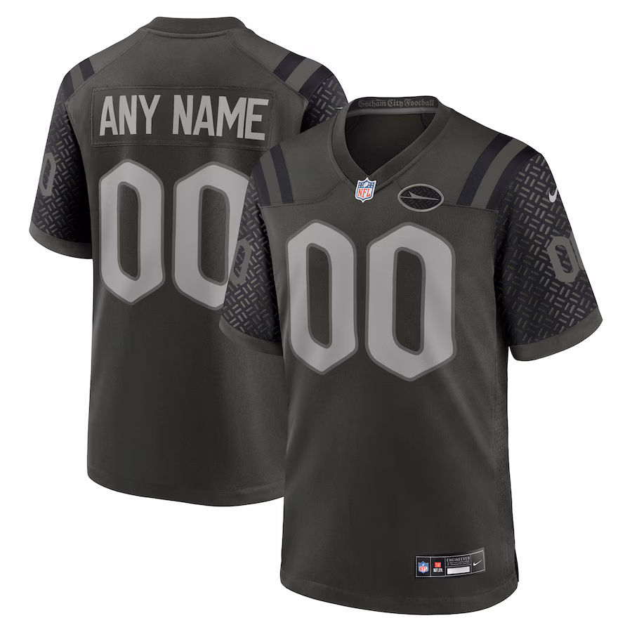 Men's New York Jets Nike Green 2025 Rivalries Collection Custom Game Jersey - Jersey