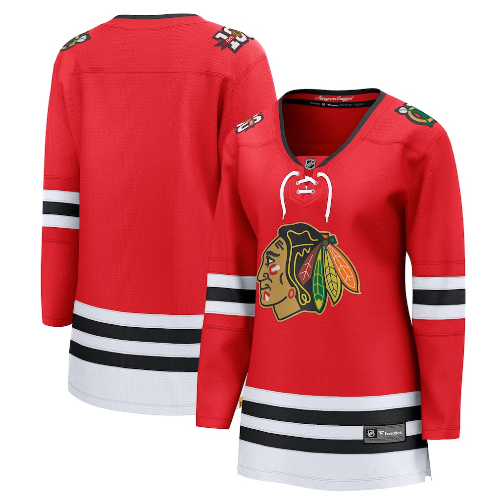 Women's Chicago Blackhawks Fanatics Red Centennial Breakaway Jersey - Jersey