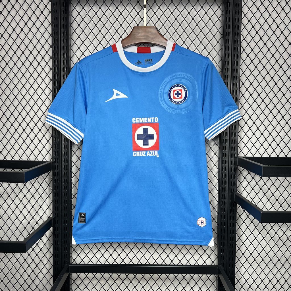 Cruz Azul Soccer Jersey Home Custom Shirt 2024/25 - Jersey
