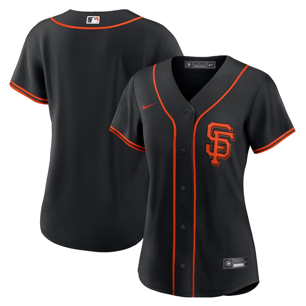 Women's San Francisco Giants Nike Black Alternate Replica Team Jersey - Jersey