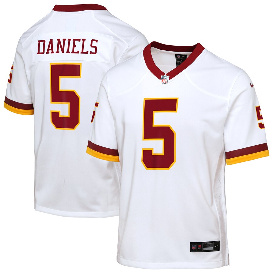Youth Washington Commanders Jayden Daniels Nike White Game Super Bowl Era Jersey - Jersey