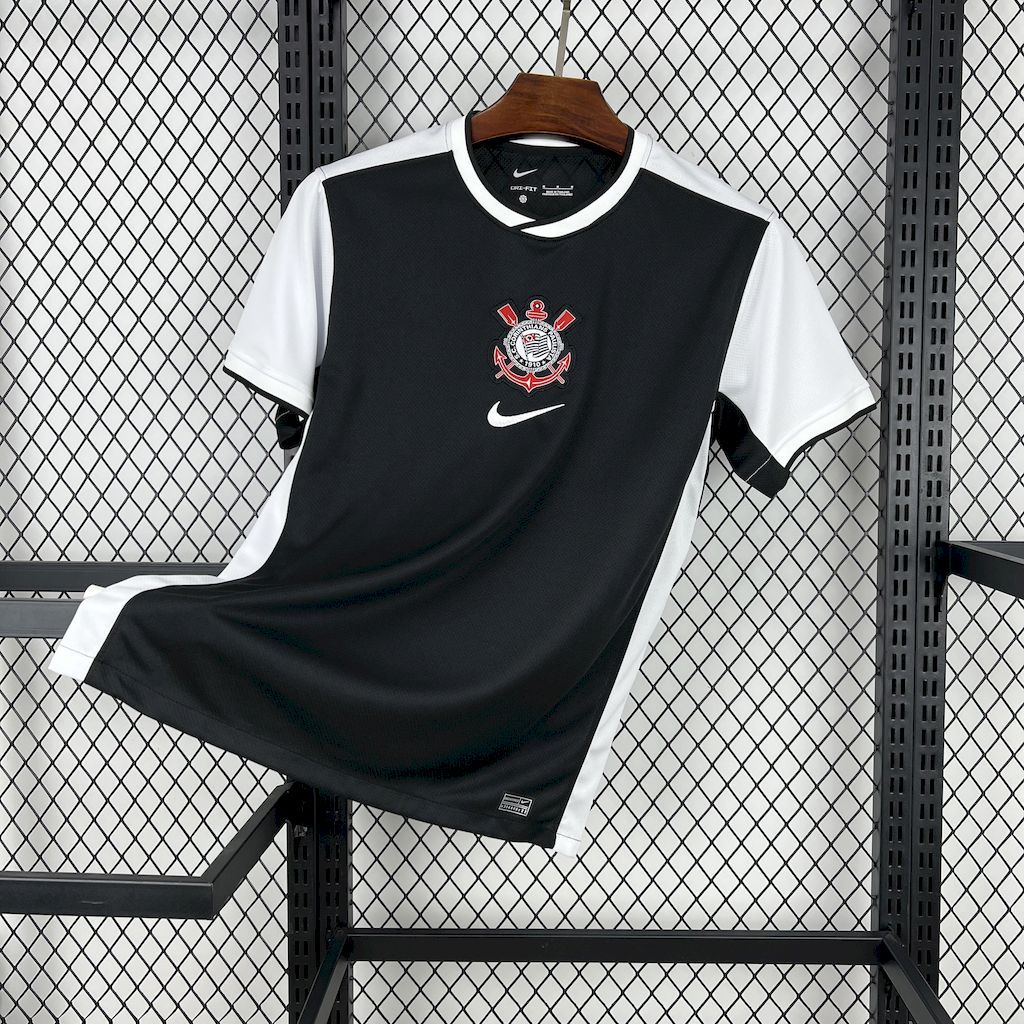 Corinthians Soccer Jersey Away Custom Shirt 2025 - Jersey