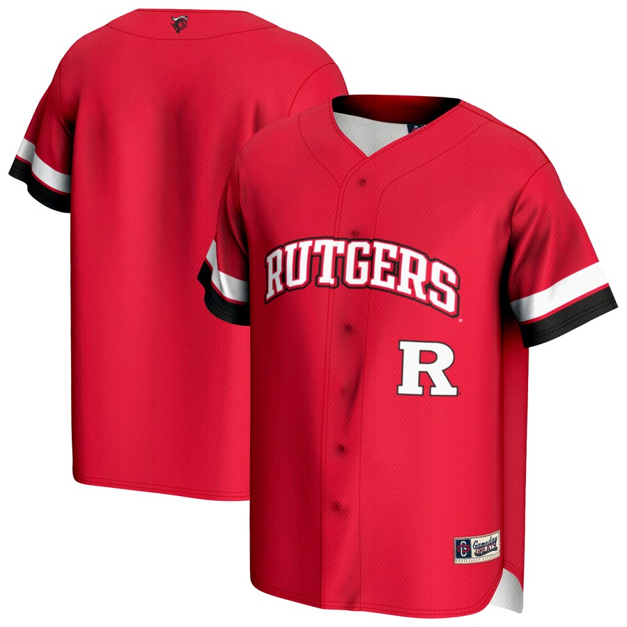 Men's GameDay Greats Scarlet Rutgers Scarlet Knights Baseball Jersey - Jersey