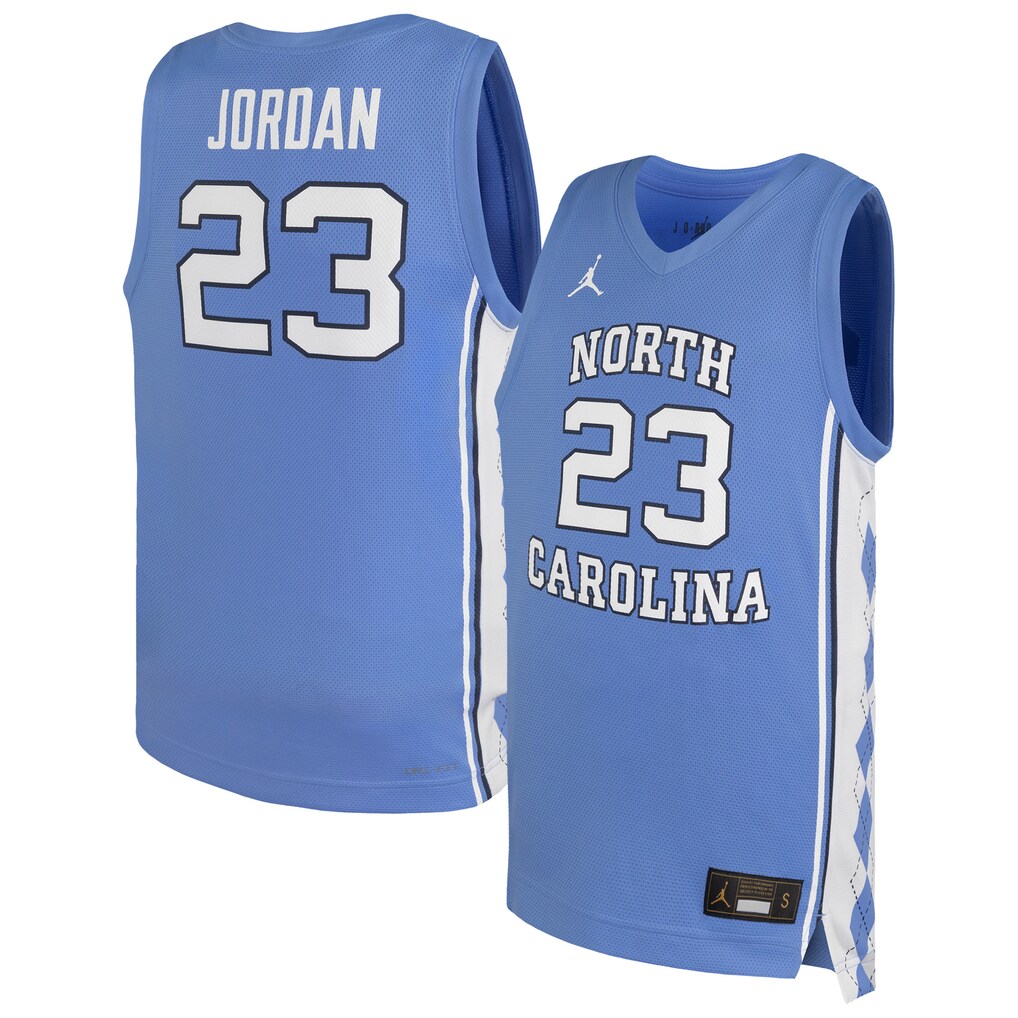 Youth Nike Michael Jordan Carolina Blue North Carolina Tar Heels Replica Basketball Jersey - Jersey