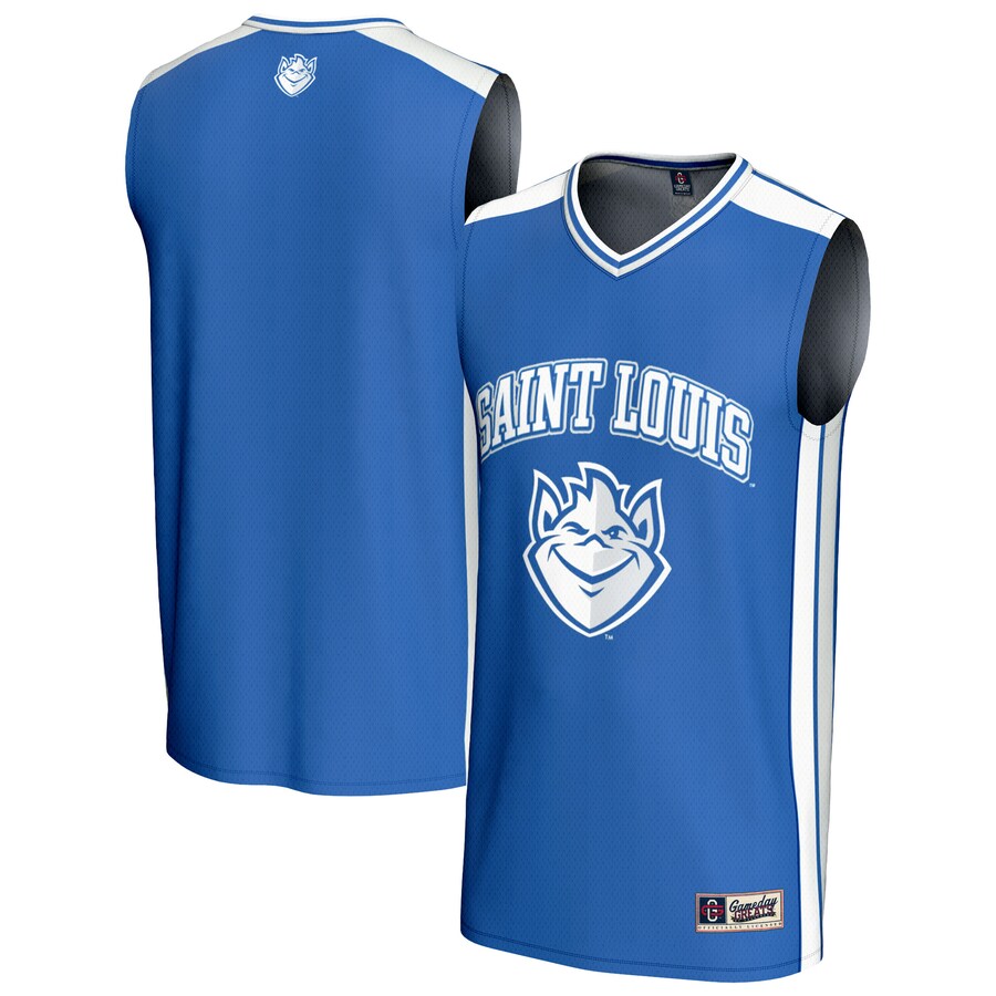 Unisex GameDay Greats Blue Saint Louis Billikens Spirit Basketball Jersey - Jersey