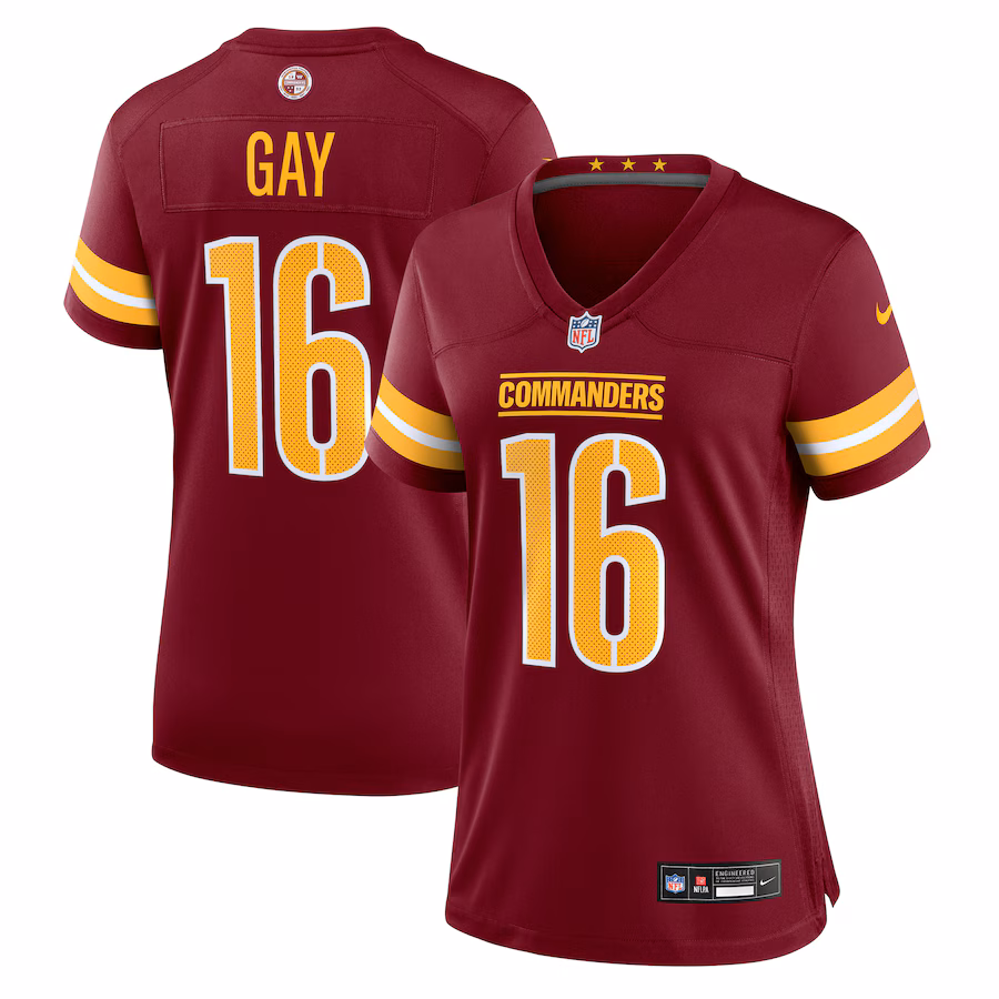 Women's Washington Commanders Matt Gay Nike Burgundy Team Game Jersey - Jersey