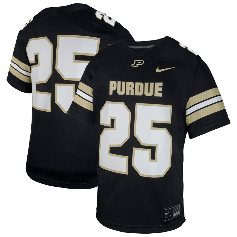 Youth Nike #1 Black Purdue Boilermakers  Untouchable Replica Game Jersey - Jersey
