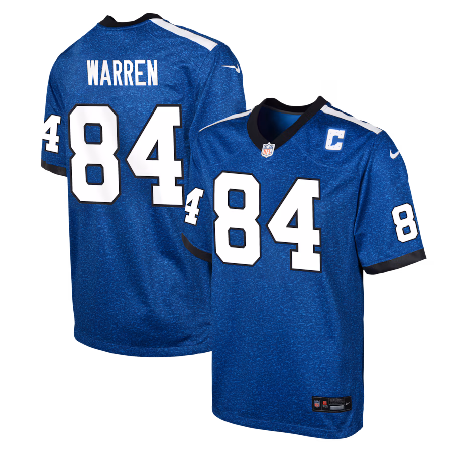 Youth Indianapolis Colts Tyler Warren Nike Royal Alternate 2 Game Jersey - Jersey