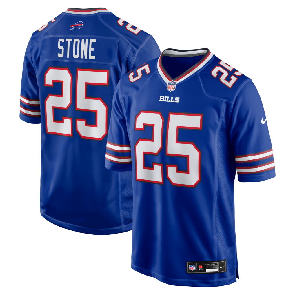Men's Buffalo Bills Geno Stone Nike Royal Team Game Jersey - Jersey