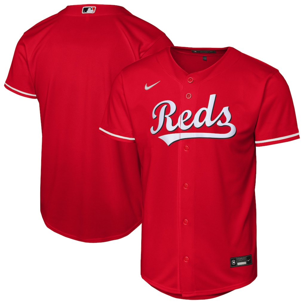 Youth Cincinnati Reds Nike Red Alternate Replica Jersey - Jersey