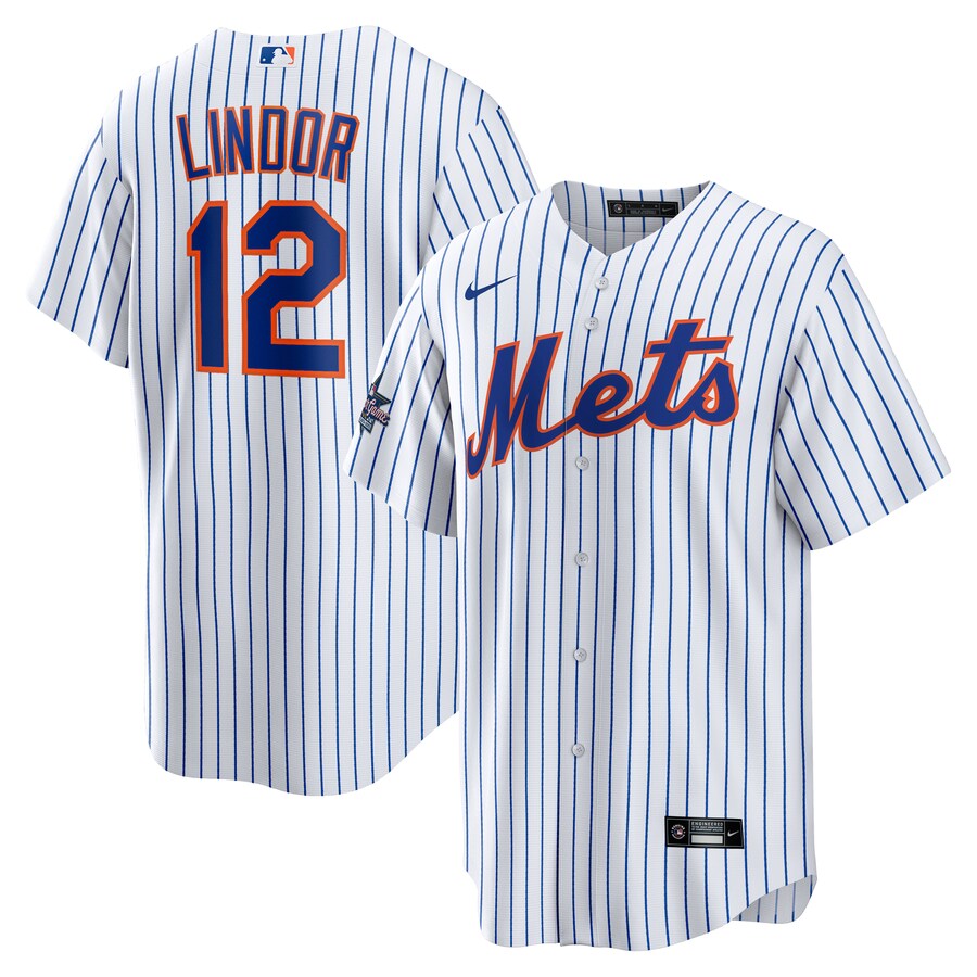 Youth New York Mets Francisco Lindor Nike White 2025 MLB All-Star Game Home Replica Player Jersey - Jersey
