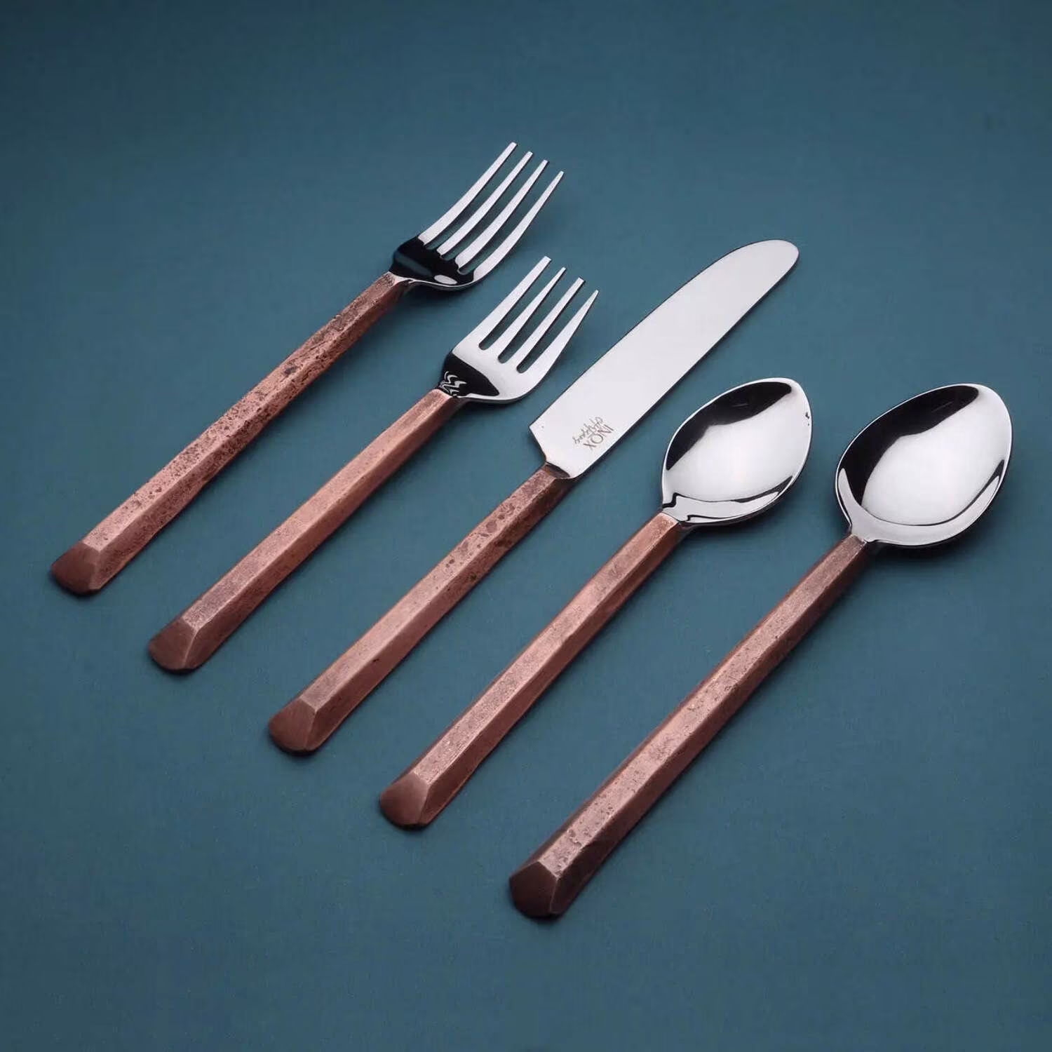 SMM EXPORTS INOX Plateau Flatware 20 Pc. Place Setting (Serves 4)