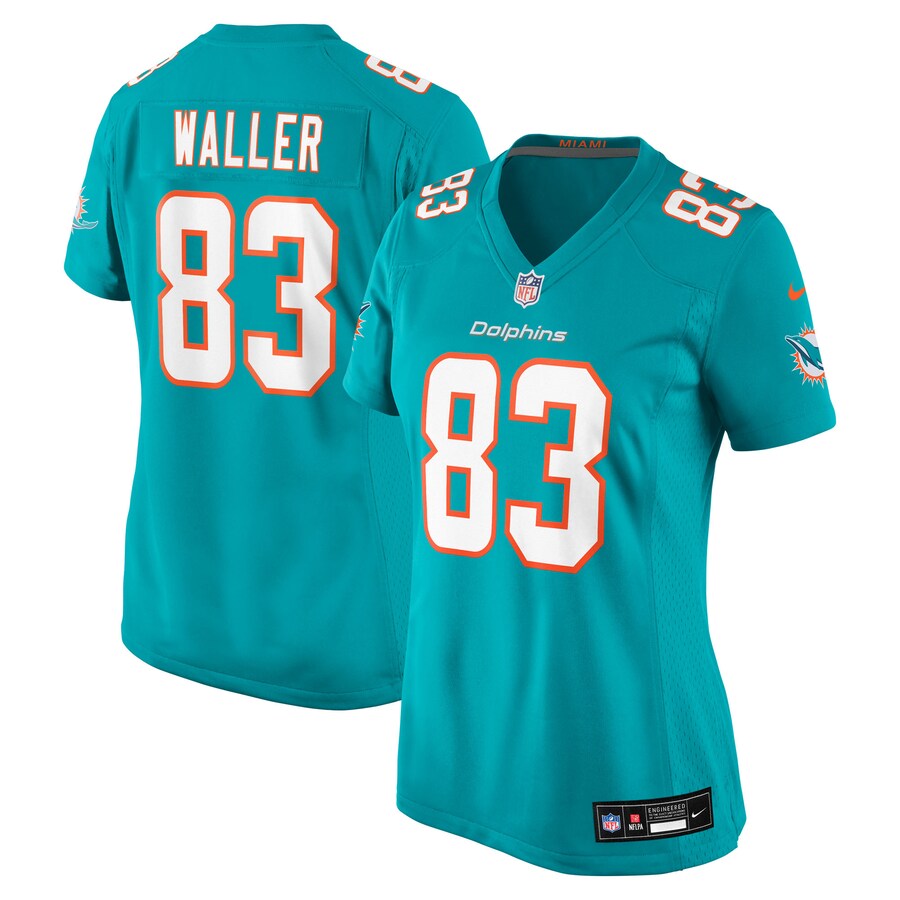 Women's Miami Dolphins Darren Waller Nike Aqua Team Game Jersey - Jersey