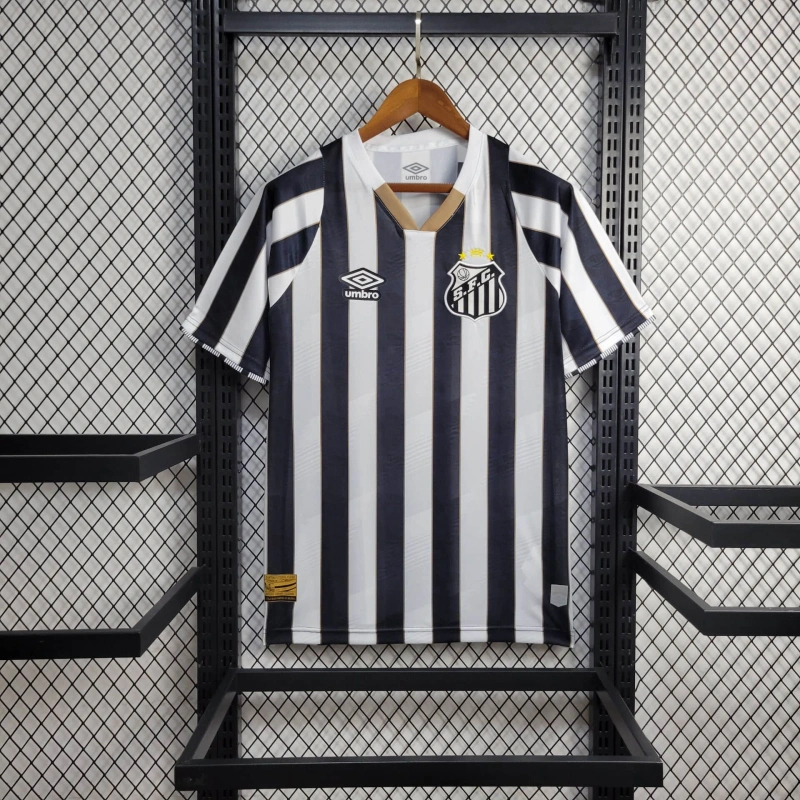 Santos FC Soccer Jersey Away Custom Shirt 2024 - Jersey