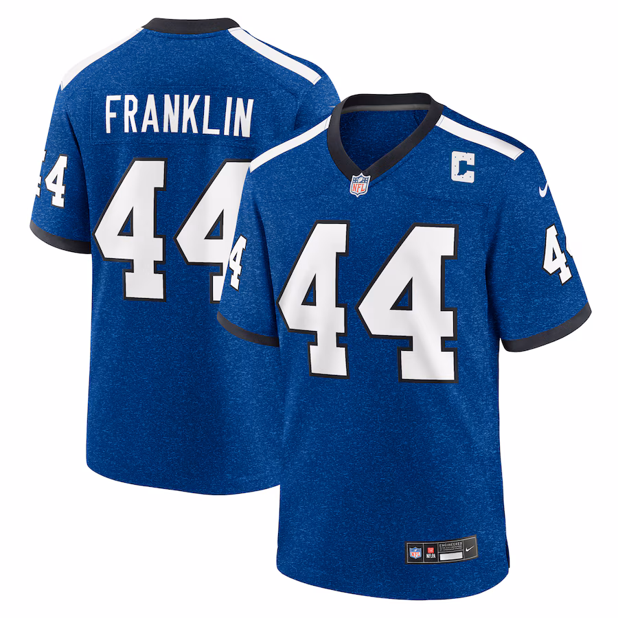 Men's Indianapolis Colts Zaire Franklin Nike Blue Alternate Game Jersey - Jersey
