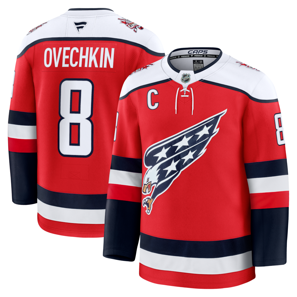 Men's Washington Capitals Alexander Ovechkin Fanatics Red Alternate Premium Player Jersey - Jersey
