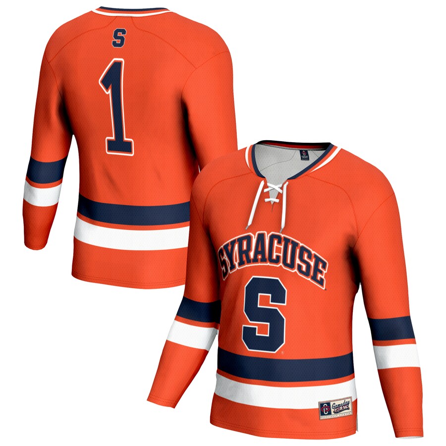 Unisex GameDay Greats  Orange Syracuse Orange Lightweight Women's Hockey Team Fashion Jersey - Jersey