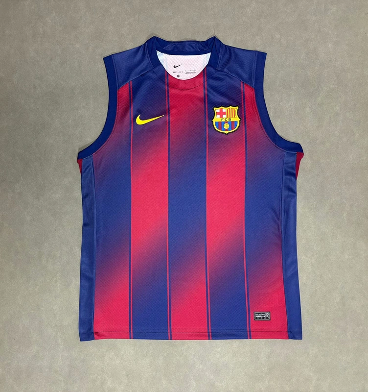 Barcelona Home Soccer Jersey Custom Vest 2025/26 - Jersey